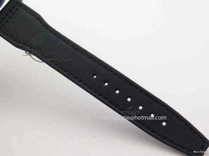 MIROTIME 0414 Pilot Chrono IW388003 Real Ceramic V6F Best Edition Green Markers On Black Nylon Strap A Effortless 7283